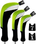 Andux 3pcs/Set Golf 460cc Driver Wo