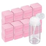 1080 PCS Lint Free Wipes for Nails, Pink Nail Eyelash Extension Wipes, Super Absorbent Soft Non-Woven with a Pump Dispenser Bottle Disposable Nail Polish Remover for Polish Clean Acrylic Nails Remover