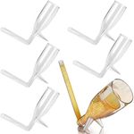 IMPRESA [6 Pack] Champagne Shooter Plastic Glass Set - Champagne Glasses with Stands - Bachelorette Party Gifts - Champagne and Prosecco Gifts for Bubbly Lovers – Reusable Champ Shooter