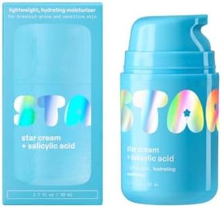 Starface Star Cream + Salicylic Acid Hydrating Moisturizer, Made for Breakout-Prone and Sensitive Skin, Repair Dryness and Unclog Pores, (1.7 fl oz)
