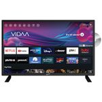 Supersonic SC-2426SDVD 24-inch LED Smart HDTV w/DVD Player, ATSC & NTSC System, 3X HDMI, 1080p, WiFi, USB, Multi Language OSD, AC/DC Compatible for Home, Kitchen, or RV Camper, DC Car Cord Included