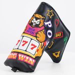 Golf Blade Putter Club Head Cover Pingtype Magnetic PU Leather Groundhog Lucky 777 Fits For Scotty Cameron Taylormade Odyssey