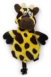 Hear Doggy Flatties with Chew Guard Technology Dog Toy, Giraffe