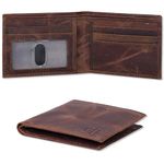 Brown Leather Mini Wallet for Men | Multiple Credit Cards Slot | Gifts for him | RFID Blocking Technology