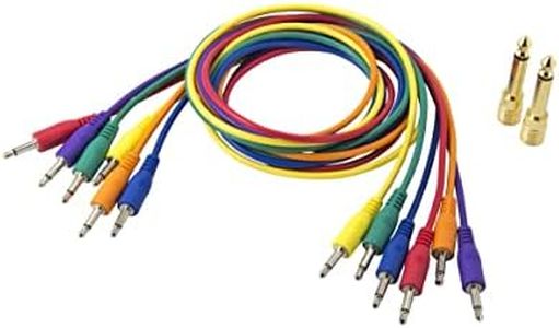 Korg SQ-CABLE-6 0.75m 3.5mm 3.5mm Azul, Verde, Naranja, Púrpura, Rojo, Amarillo cable de audio - Cables de audio (3.5mm, Macho, 3.5mm, Macho, 0,75 m, Azul, Verde, Naranja, Púrpura, Rojo, Amarillo)