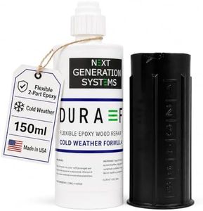 Dura-Fix Flexible Wood Repair Epoxy Filler. Cold Weather Formula. Resealable. 150ml 2N1 Cartridge