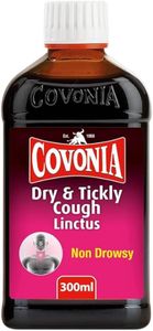 Covonia Dry & Tickly Cough Syrup, Non-Drowsy, 300ml – Sore Throat Relief