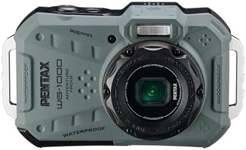 Waterproof Digital Compact Camera PENTAX WG-1000, Designed for Occasional Outdoor and Underwater Photography, Waterproof to a Depth of 15 Meters, for up to one Hour of Continuous Operation