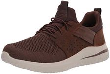 Skechers Men's Delson 3.0 Cicada Sneaker, CDB, 12 Wide