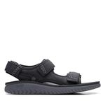 Clarks Men's Wesley Bay Sandal, Black, 8 UK