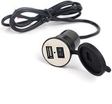 AOW Attractive Offer World Motorcycle Bike Mobile Phone USB Charger Power Adapter 12v (Waterproof) for Bajaj Platina 100