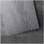 Art3d Peel and Stick Floor Tile Vinyl Wood Plank 5 m², Deep Gray, Rigid Surface Hard Core Easy DIY Self-Adhesive Flooring