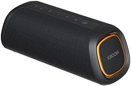 LG XBOOM Go XG7 - Enceinte Bluetooth étanche à l’Eau et à la poussière - Jusqu’à 24h d’autonomie - Bluetooth 5.1 - Puissance 40W - Basses rugissantes, Noir