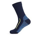 Waterproof socks for Men Women,For outdoor activities 100% waterproof breathable windproof - Perfect for Cycling, Hiking, Golf, Rowing, Fishing,Trekking Skiing Tracing Socks etc out sports (Blue, l)