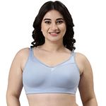 Enamor A112 Smooth Super Lift Classic Full Support Bra - Stretch Cotton, Non-Padded, Wirefree & Full Coverage