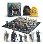 The Noble Collection The Lord of the Rings - Chess Set: Battle for Middle-Earth,Black, For 5 Players