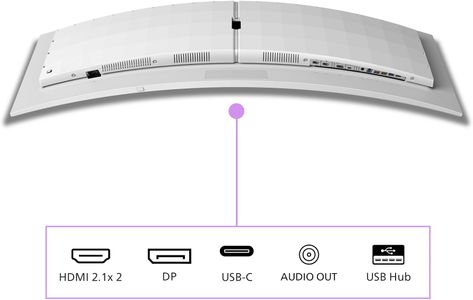 Philips Evnia 49" Curved OLED Gaming Monitor – DQHD, 240Hz, HDR400, USB-C
