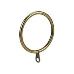 Sourcingmap Curtain Rings Metal 45mm Inner Dia Drapery Ring for Curtain Rods Bronze 28 Pcs