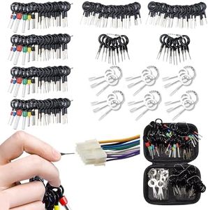 146 PCS Terminal Removal Tool Kit, Depinning Tool Electrical Pin Removal Tool, Pin Extractor Removal Tool Kit, Electrical Wire Connector Pin Release Terminal Ejector Kit for Automotive, Home Appliance