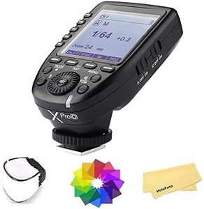 Godox Xpro-O TTL Wireless Flash Trigger, 2.4G 1/8000s HSS TTL Convert-Manual TCM Function Large LCD Screen Flash Transmitter for Olympus Panasonic Cameras w/12pcs Color Filter+Universal Flash Diffuser