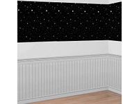 amscan 673110 - Hollywood G&G Starry Night Room Scene Setter Roll 1.2M X 12.5M - Glitz & Glam