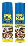 2 x Flea Spray for House Kills Flea Instantly Household Flea treatment for the home Dog Beds Cat Beds Hutches Kennels and Carpets Tick Protection Soft Furnishings 200ml