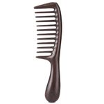 O BRUSHZOO Wood Hair Comb for Women Men, Wide Tooth Comb for Curly Thick Long Wet Dry Hair Massage Detangle, Wooden Hair Care Comb for Massages Scalp & Hair growth