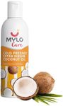 Mylo Care Cold Pressed Extra Virgin Coconut Oil for Adults and Babies 200Ml, 100% Pure Coconut Oil for Strong Hair and Soft Skin, Ideal for Baby Massage, No Parabens and Mineral Oils