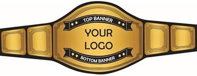Championship Belt Customizable Wres