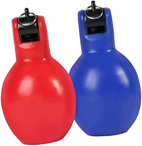 Perfeclan Portable Squeeze Whistle, Outdoor Sports Loud Sound Gift Equipment PVC for Hiking