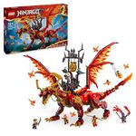 LEGO NINJAGO Source Dragon of Motion Figure Set, Ninja Adventure Toys for Boys & Girls, with 6 Minifigures Incl. Characters Kai & Arin, Dragons Rising Birthday Gift for kids and Teens 12 Plus 71822