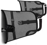BOD Lumbar Mesh Back Support - Bring Comfort to an Office Chair, Car, and Truck Seat for Lower Back Pain Relief Behind Your Desk for All Day Pillow Like Comfort