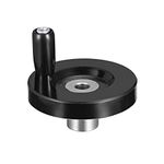 sourcing map Hand Wheel 63mm Diameter 8mm Hole Diameter for Milling Machine