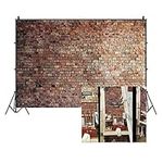 LFEEY 9x6ft Vintage Red Brick Wall 