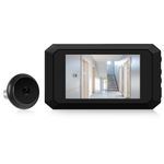 Rofawee 3.5-inch Peephole Camera for Apartment Door 2MP LCD Digital Peephole Viewer 120 Ree Color Infrared Camera 1080P Door Built-in 1400mAh Battery Type-C Rechargeable