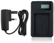 Mains Battery Charger for Nikon D50, D70, D70s, D80, D90, D100, D200, D300, D300S, D700 Camera - Replacement for Charger MH-18 for EN-EL3, EN-EL3a, EN-EL3e Battery