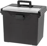 IRIS USA File Box with Lid Portable