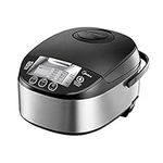 Midea 5 Quart 8-in-1 TasteMaker Rice Cooker/Multi-Functional Cooker (MMC1710-B), Stainless Steel with Black Lid