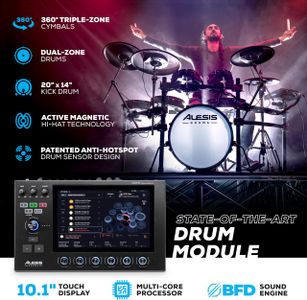 Alesis Strata Prime Electronic Drum Kit – Pro Digital Percussion Set