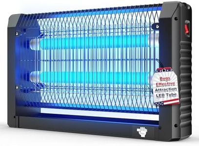 Indoor Bug Zapper, Wireless LED Mosquito Killer with Timer, Remote ControlDimmable Soft Light, Quiet Fly Trap for Bedroom, Kitchen, Garage