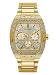 GUESS Men's Analog Watch Gold Stainless Steel Bracelet (Model: GW0094G2)