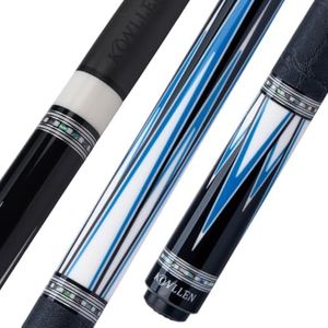 KONLLEN 2.0 Carbon Fiber Pool Cue Low Deflection Billiard Cue, Blue