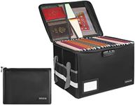 TOPGOOSE Fireproof File Box with Lo
