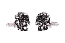 Skull Cufflinks for Men - Presented in Onyx Art London Cufflink Box