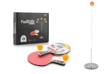 BELOXY Table Tennis Trainer Toys for Kids & Adults | Rebound Rackets and Balls Base Training Practice Set | Outdoor Indoor Games for Boys & Girls (Multi)