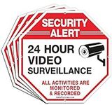(4 Pack) "Security Alert, 24 Hour V
