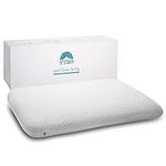 Dlight Bedding Slim 3.4" Memory Foam Full Pillow-Thin, Flat, Soft Yet Supportative for Belly, Back& Stomach Sleepers