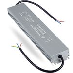 DUSKTEC Constant Voltage LED Driver 24V 200W 8.3A IP67 Waterproof LED Power Supply, 240V to 24V DC Low Voltage Transformer for Outdoor Garden LED Strip Lights LED Lighting