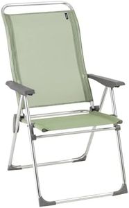 Lafuma Alu Cham XL Outdoor Armchair (Ocean Blue) Adjustable 5-Position Reclining Patio & Camping Chair