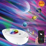 Concept Kart Smart Wi-Fi Starship LED Light With Speaker Nebula,Arora&Galaxy Effects With 9 Planets,Night Projection With App Control,Alexa&Google Assistant,Kids Room Decor,Lights For Bedroom,Party